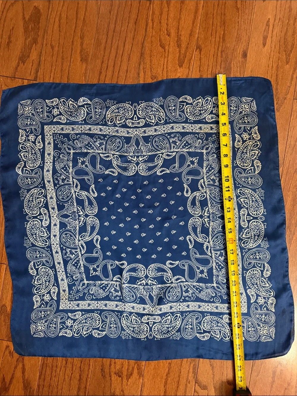 Source Unknown blue paisley